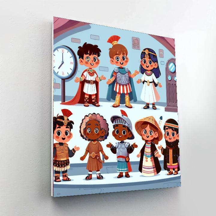 Epic Adventure In Time Painting Number Kit