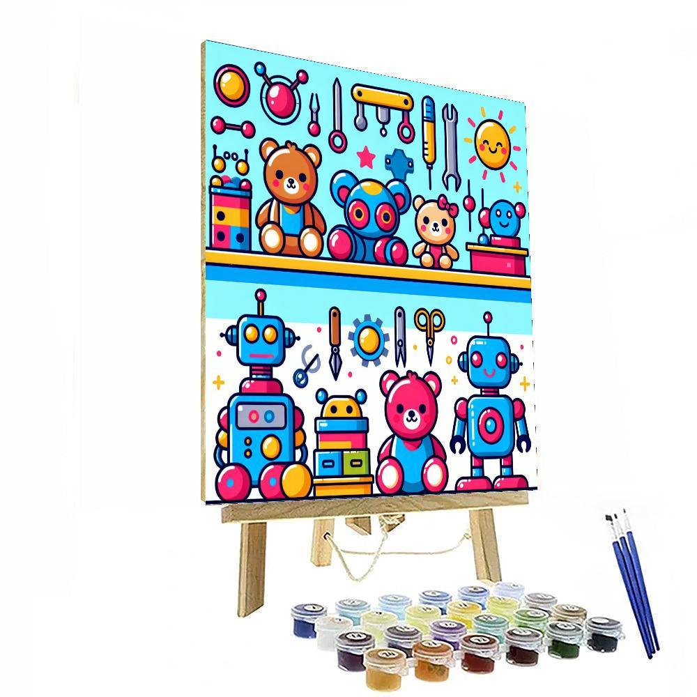 Toy Workshop Paint By Numbers