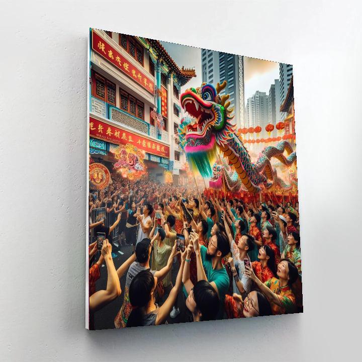 Chinese New Year Parade Paint By Number