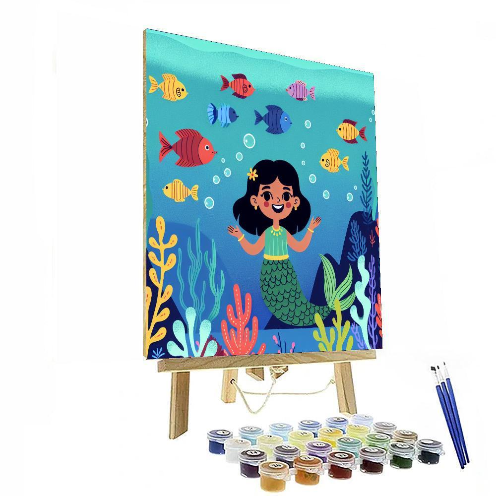 Seaside Mermaid Dreams Paint By Numbers Kits