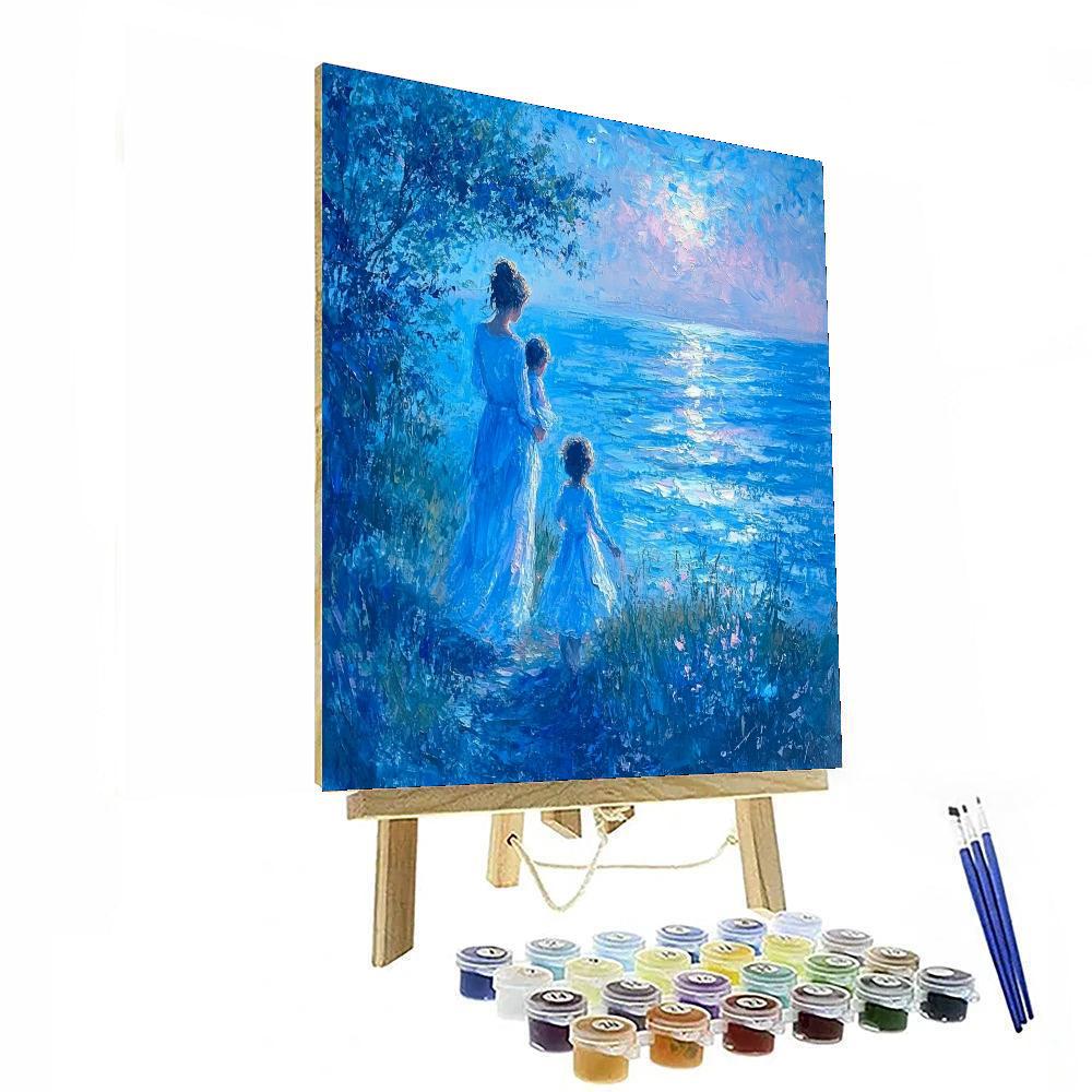 Sea Breeze Solace Number Painting