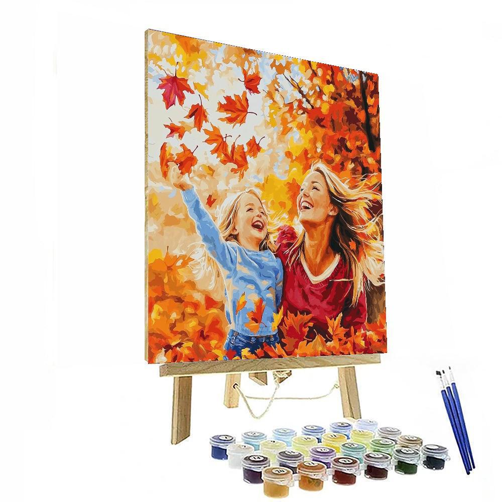 Dancing In The Autumn Leaves Paint By Number