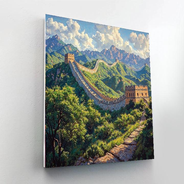 Great Wall Of China - China Numbered Painting Kits