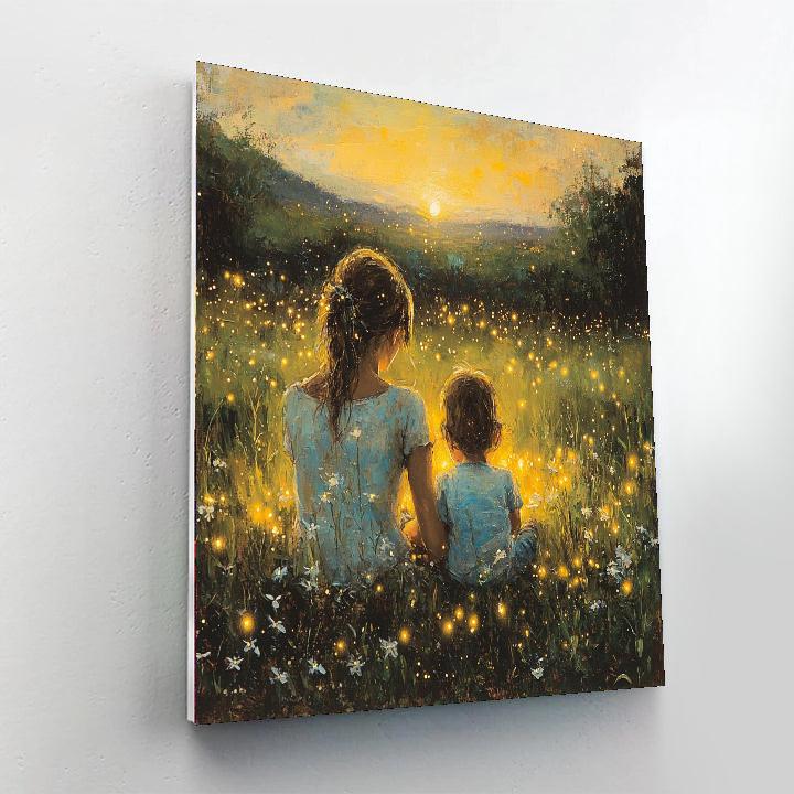 A Magical Evening Together Paint By Color