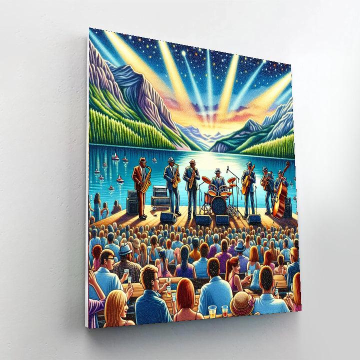 Festival Internacional De Jazz De Montreux Numbered Painting Kits