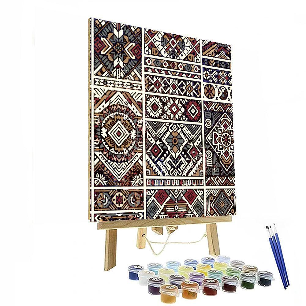 Mystic Tribal Patterns Number Painting