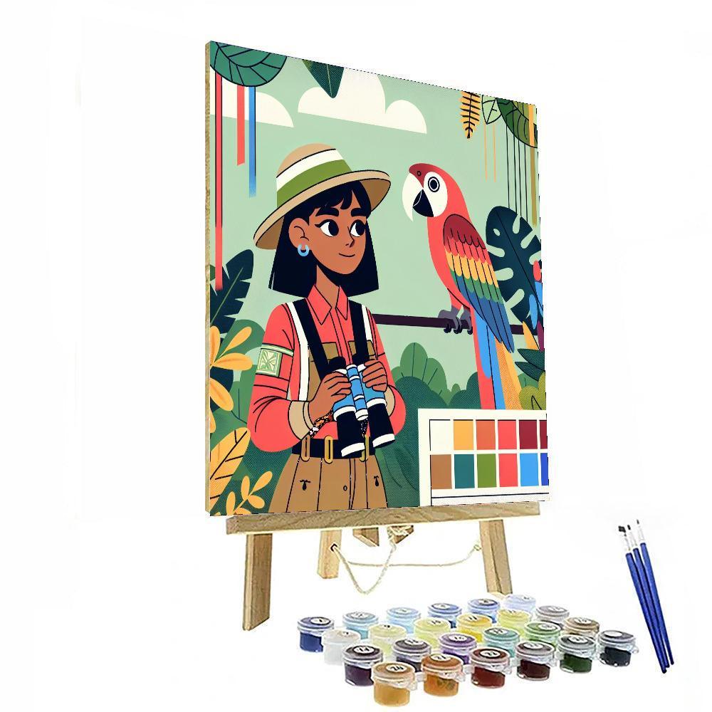Rainforest Explorer Challenge Paint By Color