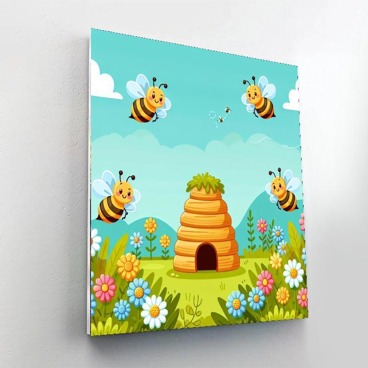 Buzzing Beehive Adventure Paint By Number