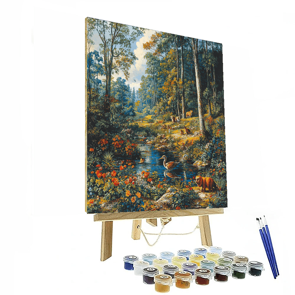 John James Audubon Inspired Wildlife Whispers  Numbered Painting Kits