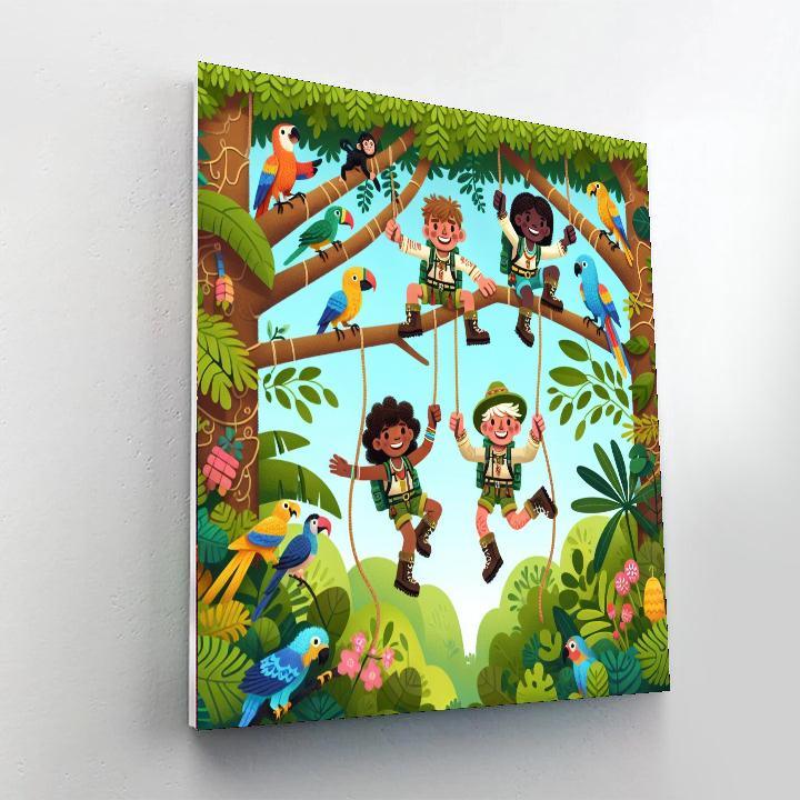 Jungle Treetop Adventure Numbered Painting Kits