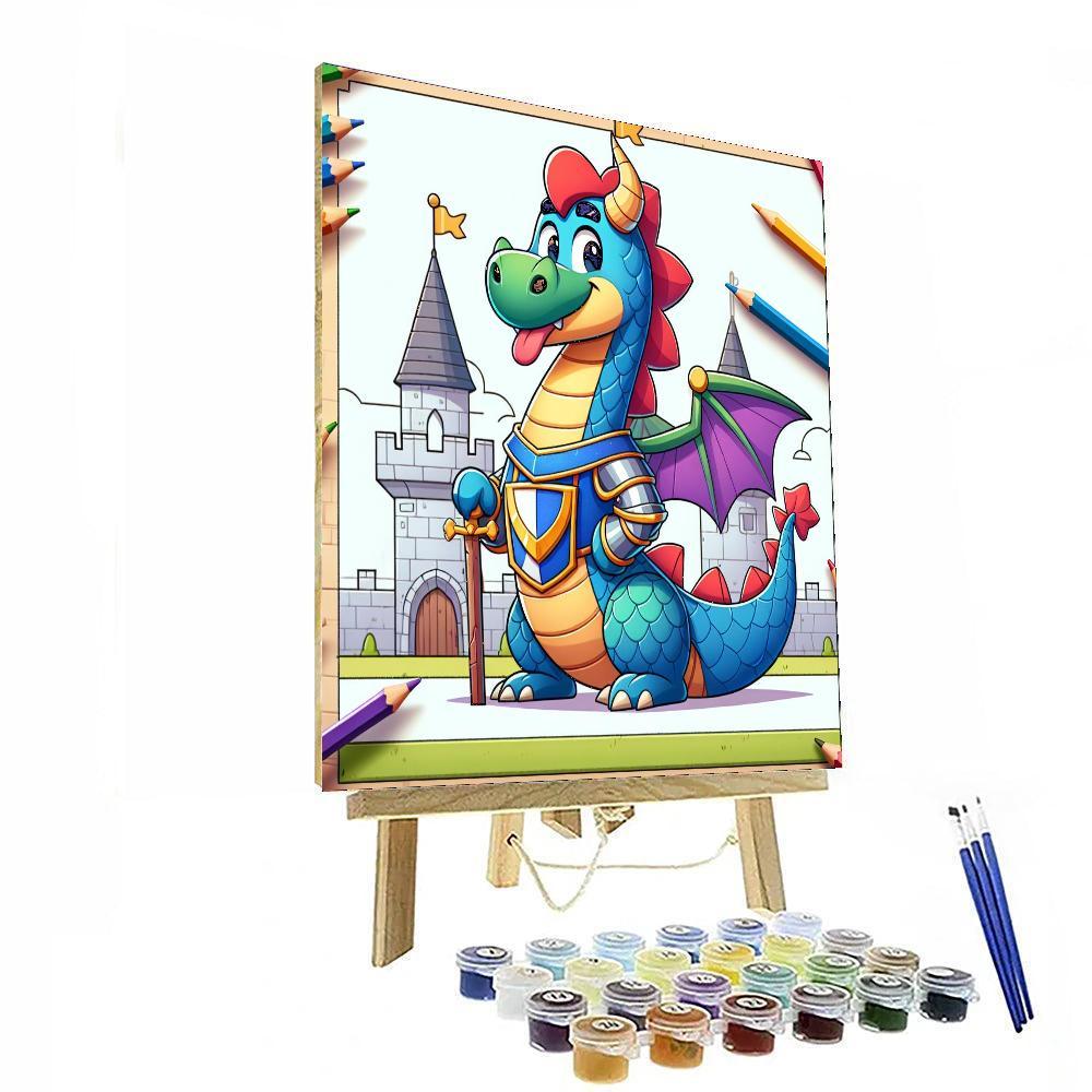Royal Dragon Knight Adventure Numbered Painting Kits