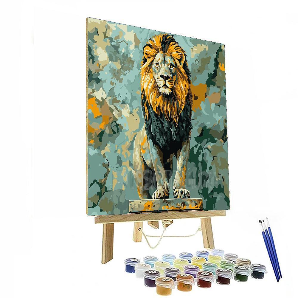 Michelangelo Inspired Majestic Guardians  Paint By Number