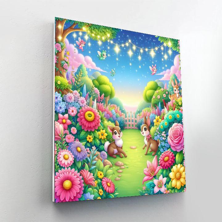 Charming Garden Of Dreams DIY Paint By Numbers