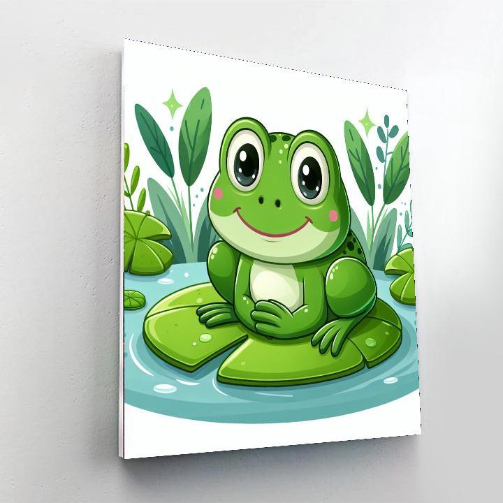 Fantastic Frog Frenzy Numbered Painting Kits