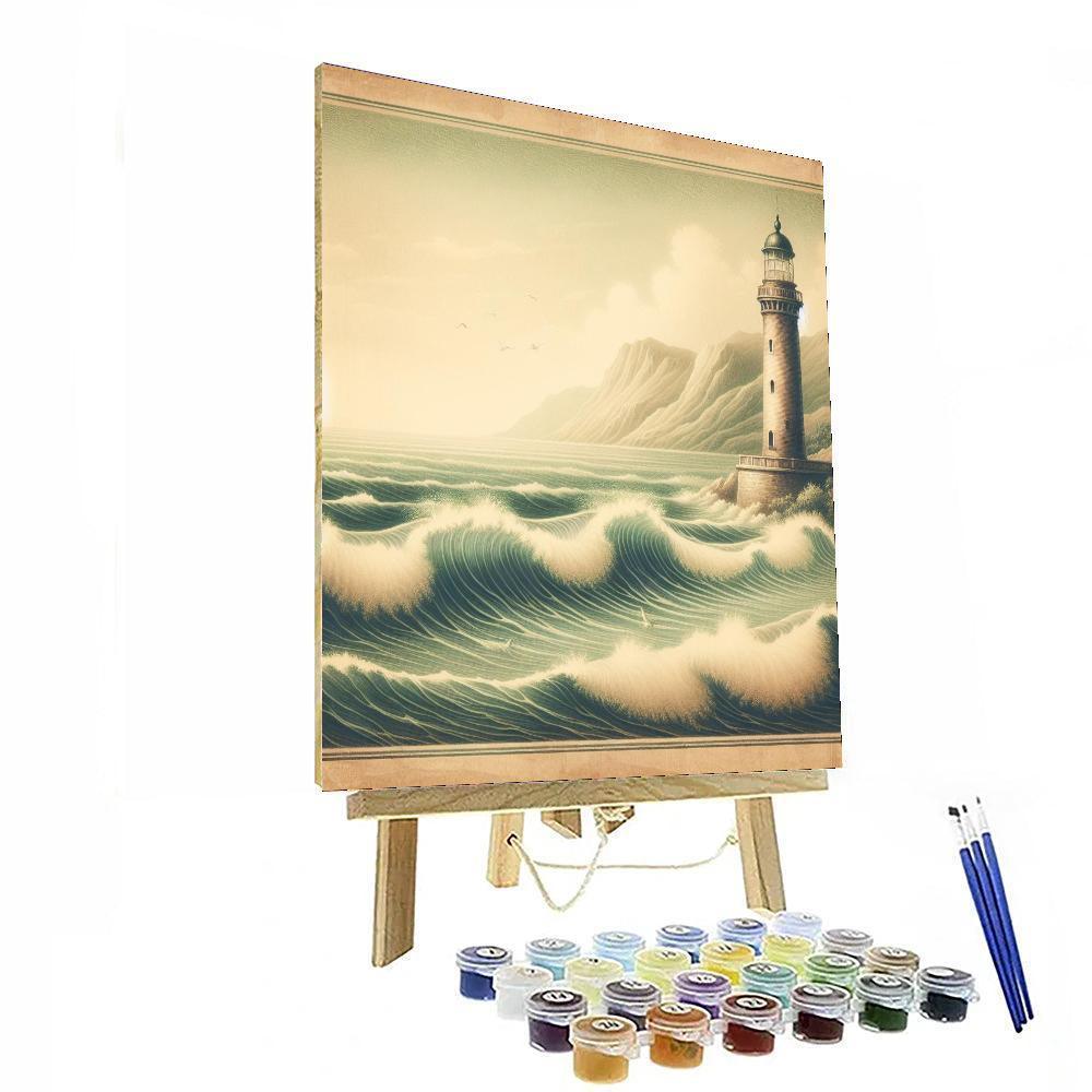 Vintage Coastal Memories Painting By Numbers Kit