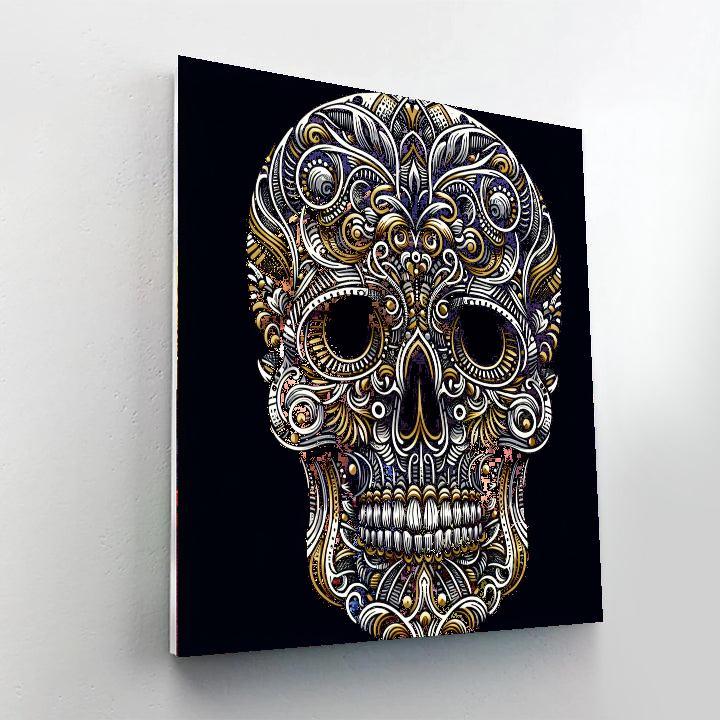 Skull's Mystical Symphony Paint By Number