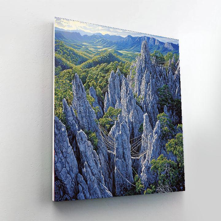 Tsingy De Bemaraha National Park - Madagascar Numbered Painting Kits