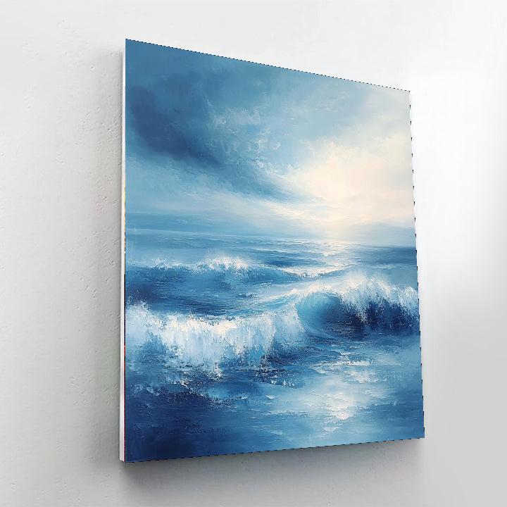 Paul Cézanne Inspired Soft Waves Of Time  Paint By Numbers Kits