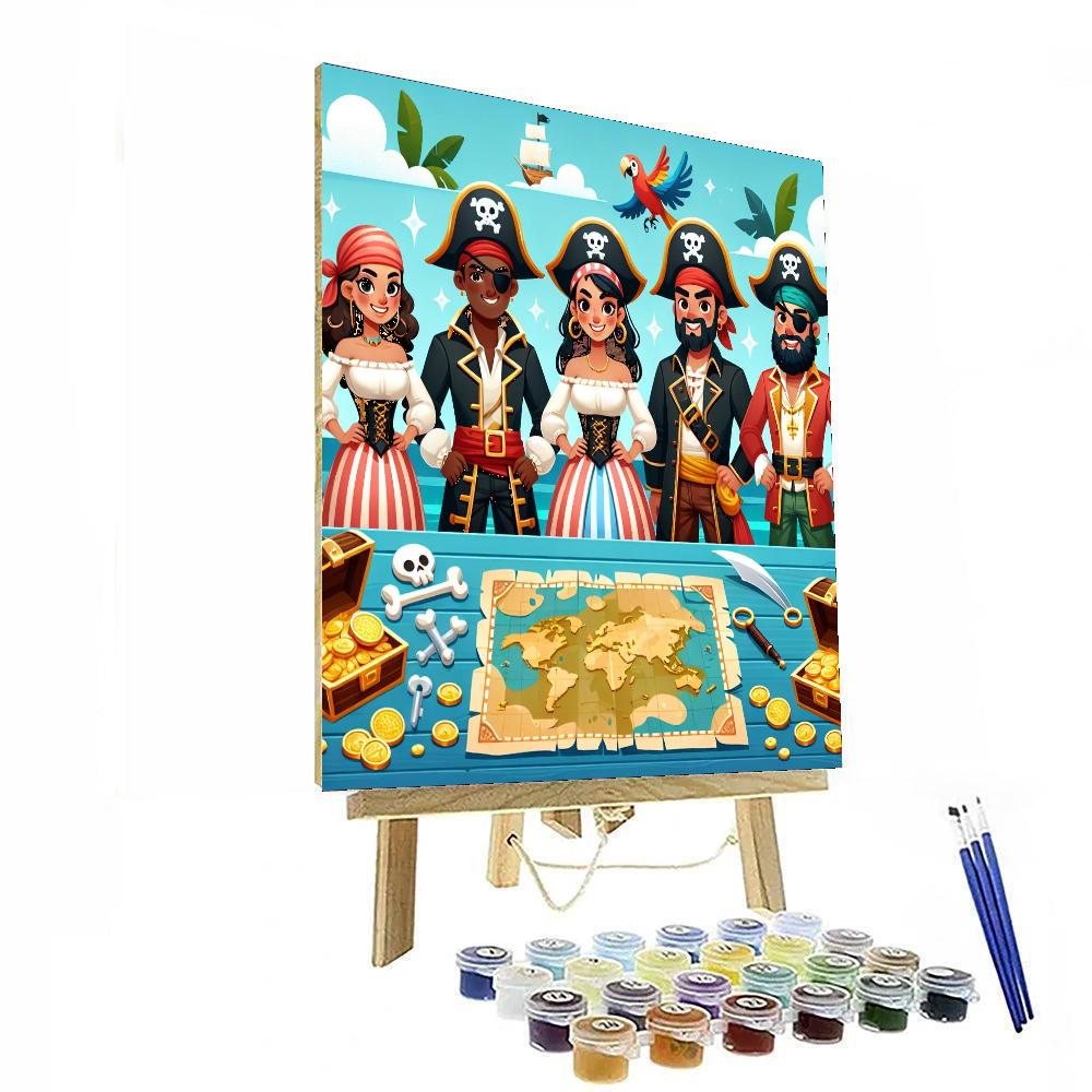 Creative Pirates Painting By Numbers Kit
