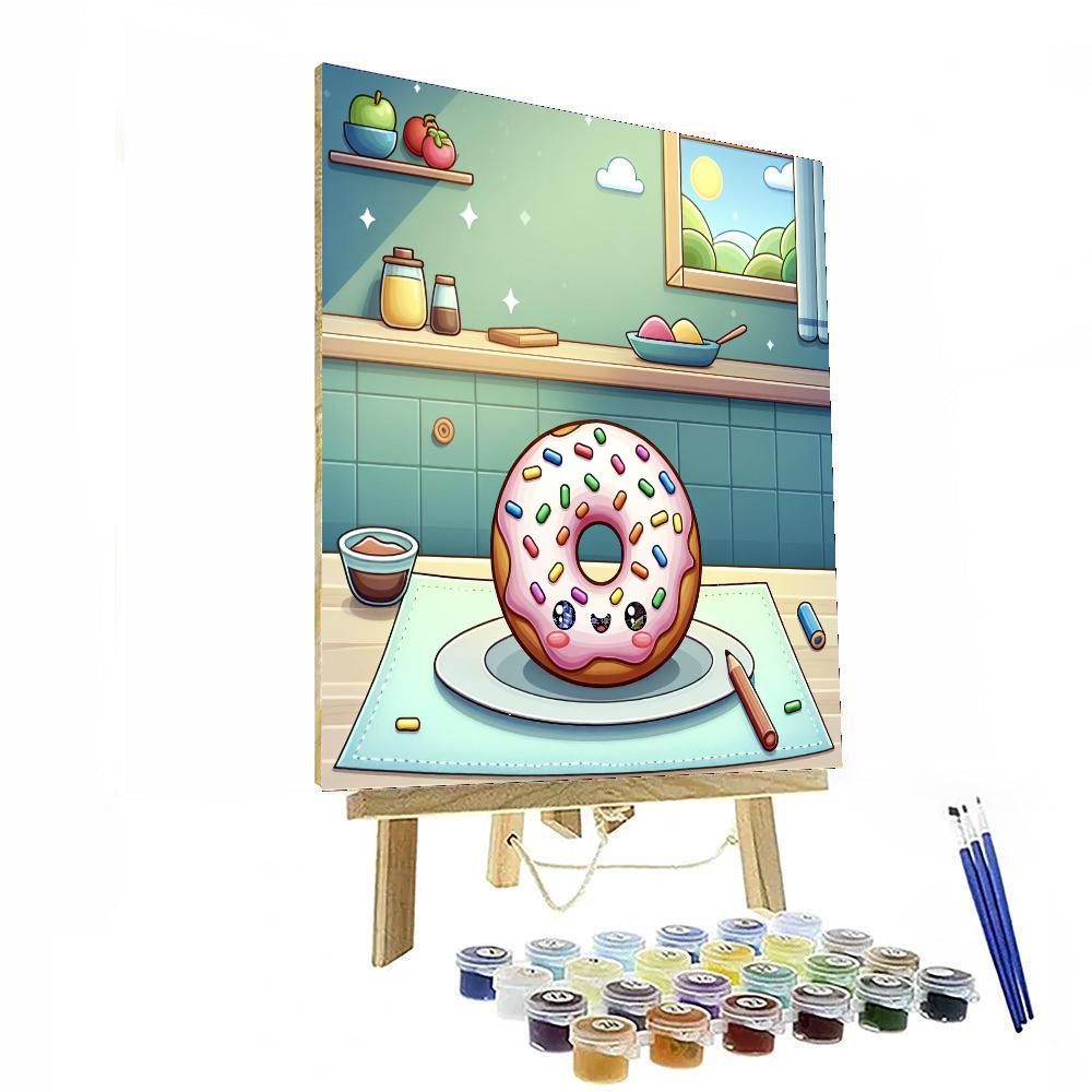 Delightful Doughnut Numbered Painting Kits