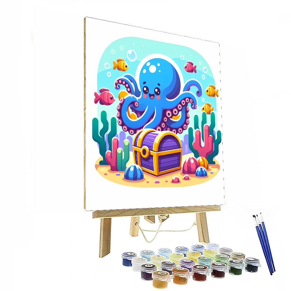 Ocean's Treasure Hunt Number Painting