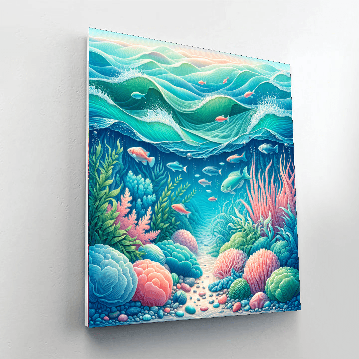Aquatic Symphony Paint By Numbers Art