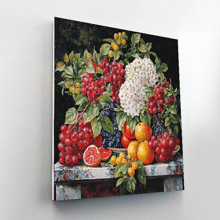 Zurbarán Inspired Timeless Still Life  Number Painting