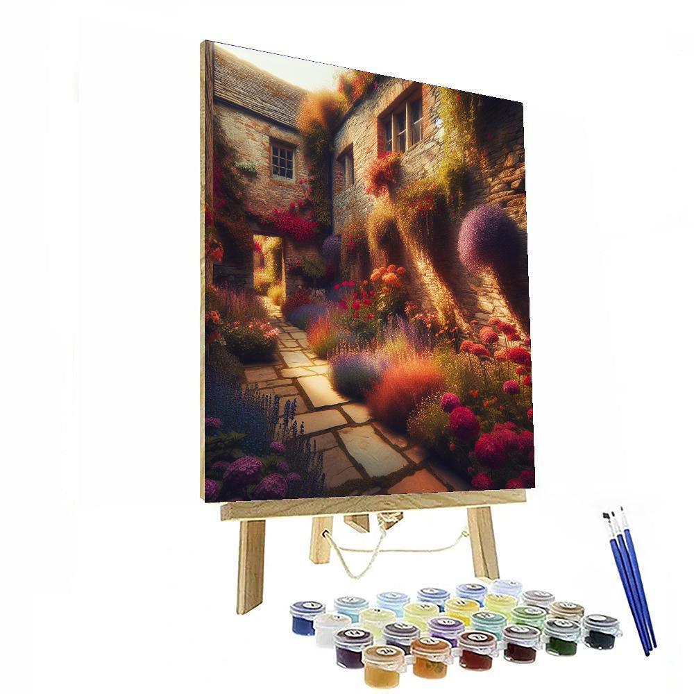 Old-world Courtyard Charm Painting By Numbers Kit
