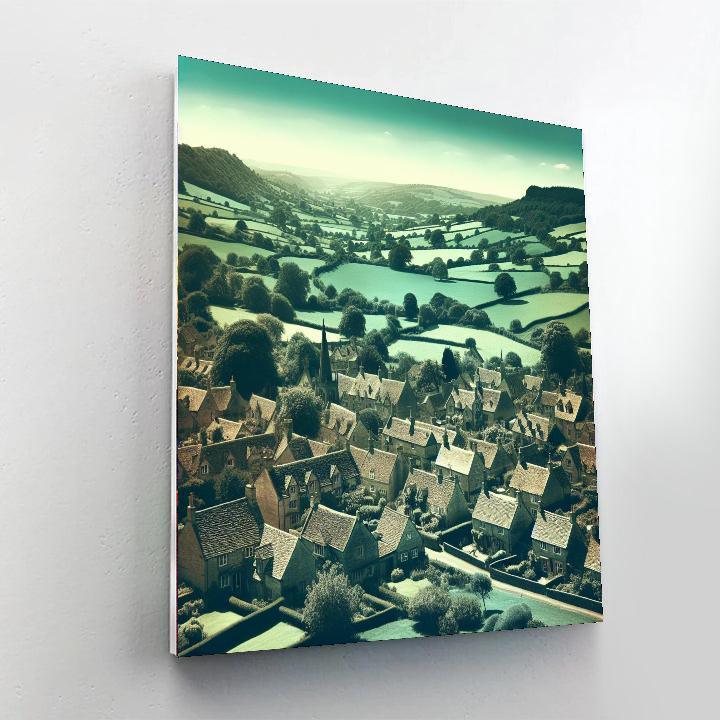 Charming Cotswold Countryside Painting By Numbers Kit