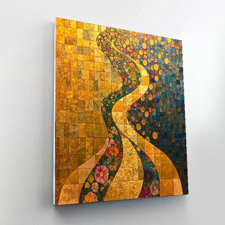 Gustav Klimt Inspired Organic Reverie  Paint By Numbers Kits