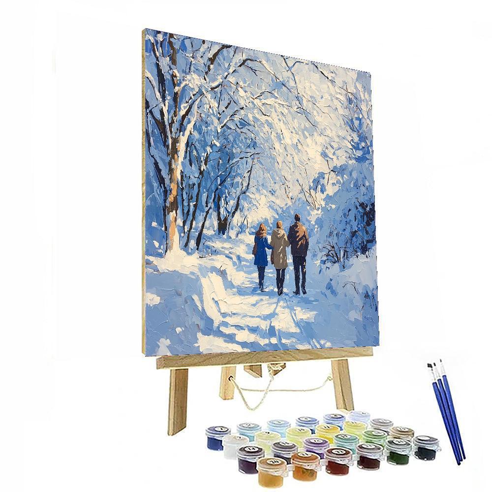 Evergreen Love Number Painting