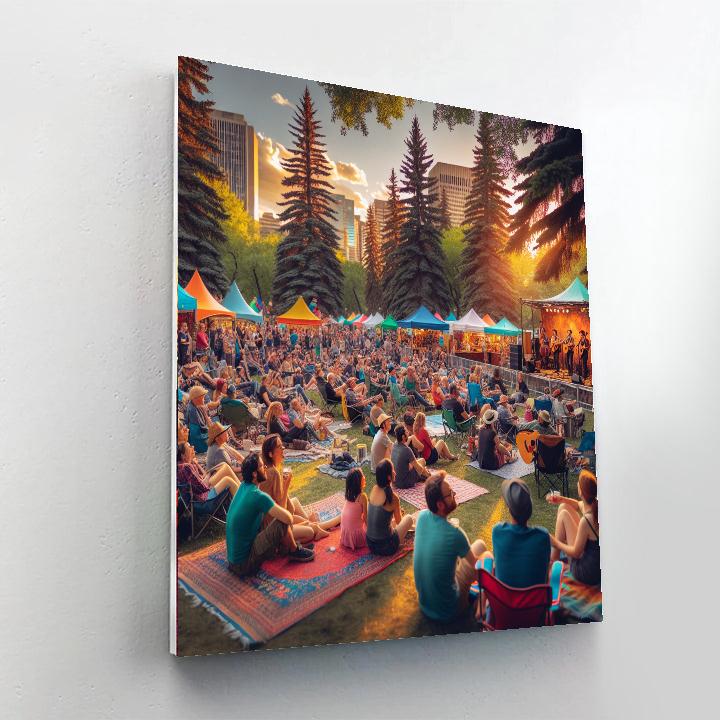 Calgary Folk Music Festival - Calgary, Canada Paint By Numbers Kits