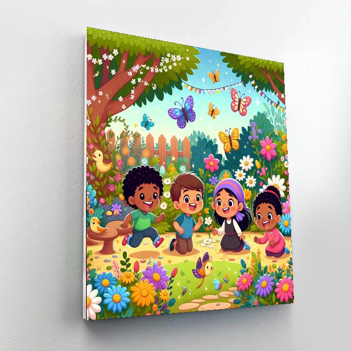 Journey To The Magical Garden Number Painting