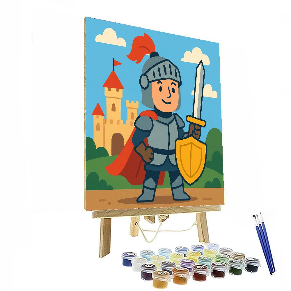 Fantasy Realm Knights Paint By Numbers
