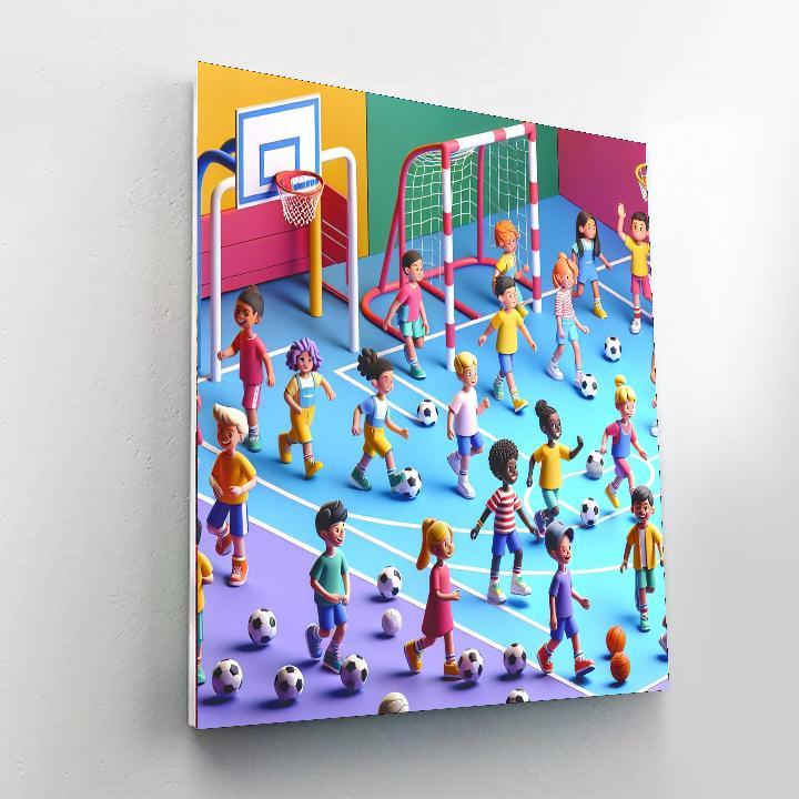 Sports Champion Celebration Paint By Number