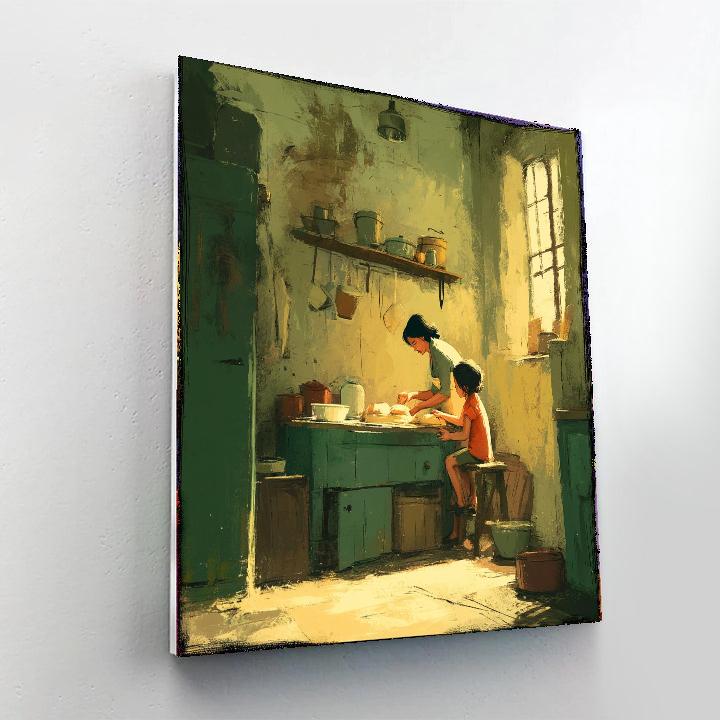 The Comforting Kitchen Paint By Numbers Art