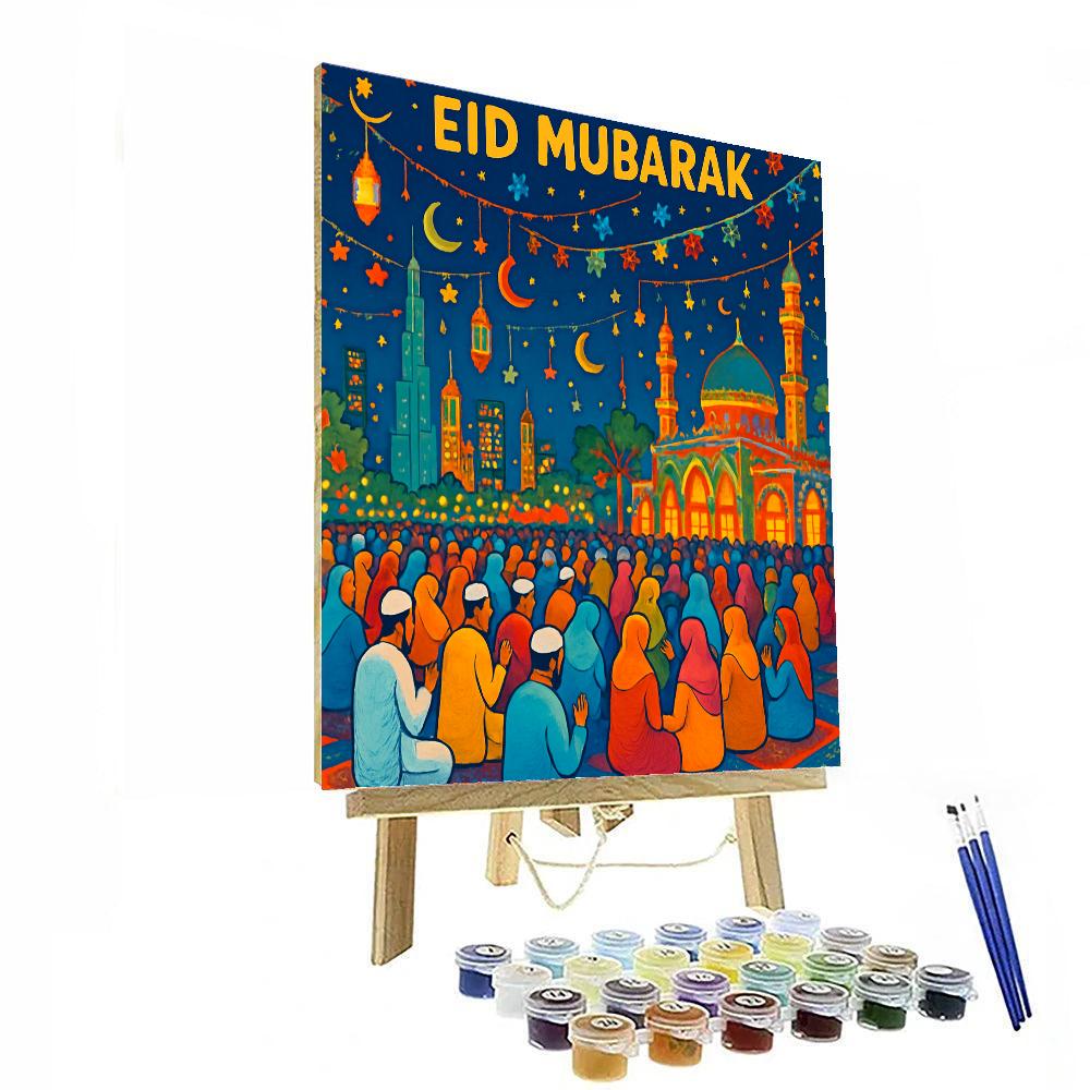 Eid Al-fitr Festival - Dubai Numbered Painting Kits
