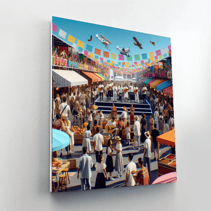 Calle Ocho Music Festival - Usa Numbered Painting Kits