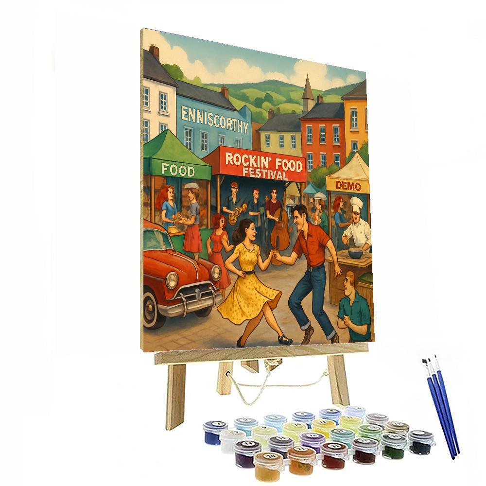 Enniscorthy Rockin' Food Festival - Enniscorthy, Ireland DIY Paint By Numbers