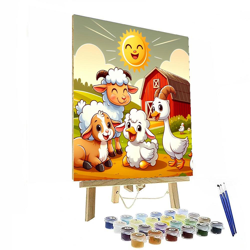 Friendly Farmyard Fables Paint By Number