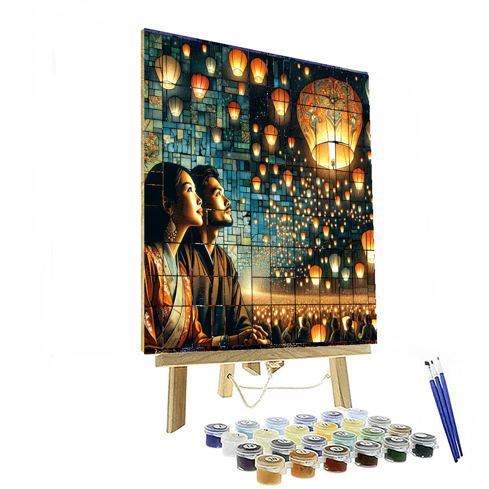 Taipei Lantern Festival - Taipei, Taiwan Number Painting