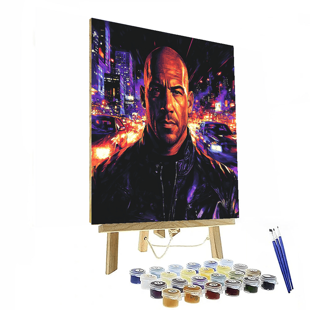 Vin Diesel: The Heart Of Family In Fast & Furious Painting Number Kit