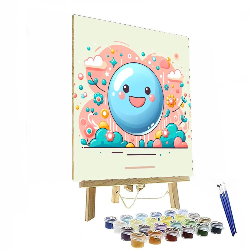 Bouncy Bubble Painting Number Kit