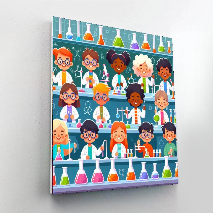 Silly Science Lab Paint By Number