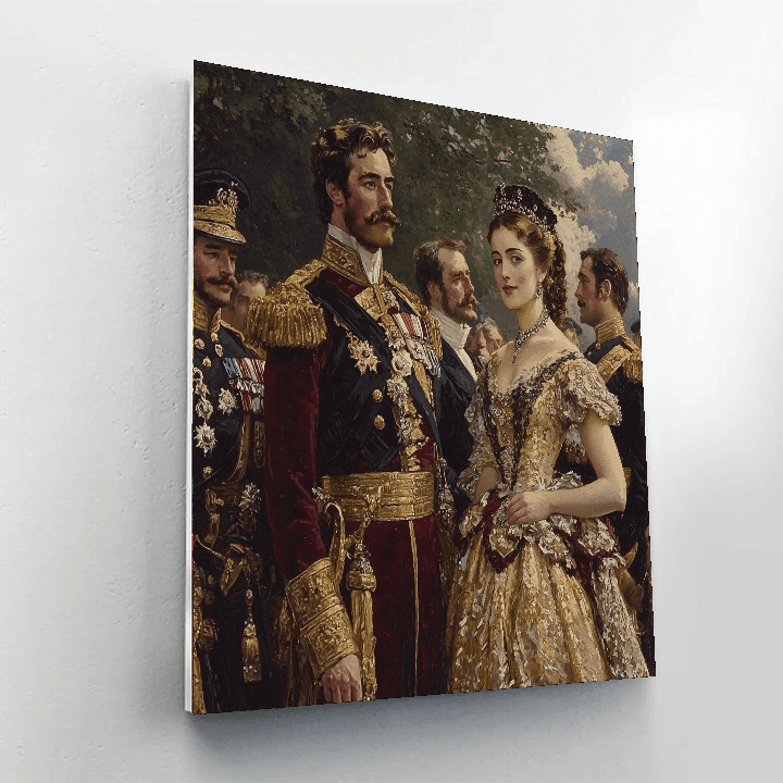 John Singer Sargent Inspired Historical Royal Portraits  Paint By Numbers Kits