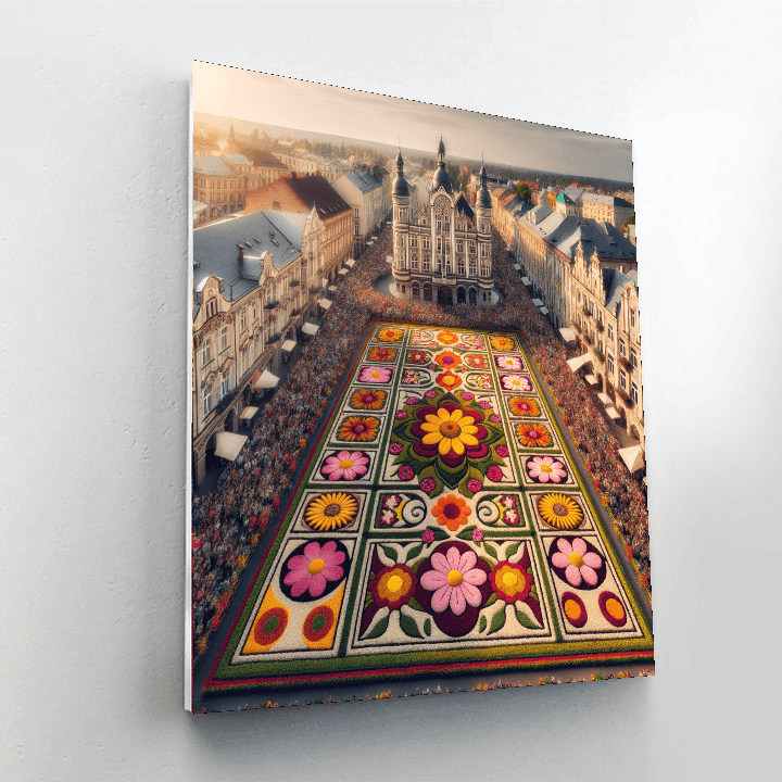 Brussels Flower Carpet - Belgium Paint By Color