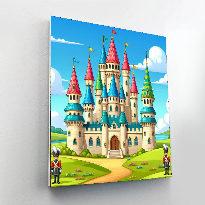 Royal Castle Fantasy Paint By Numbers Art