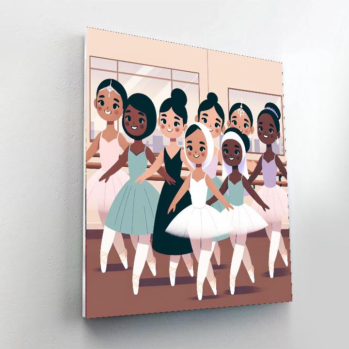 Ballerina Dreams Numbered Painting Kits