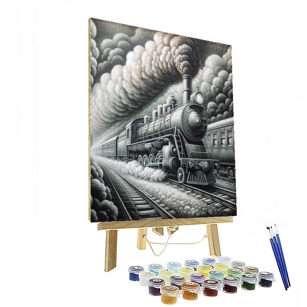 Vintage Steam Train Adventure - DIY Painting By Numbers Kit – Artistry Rack