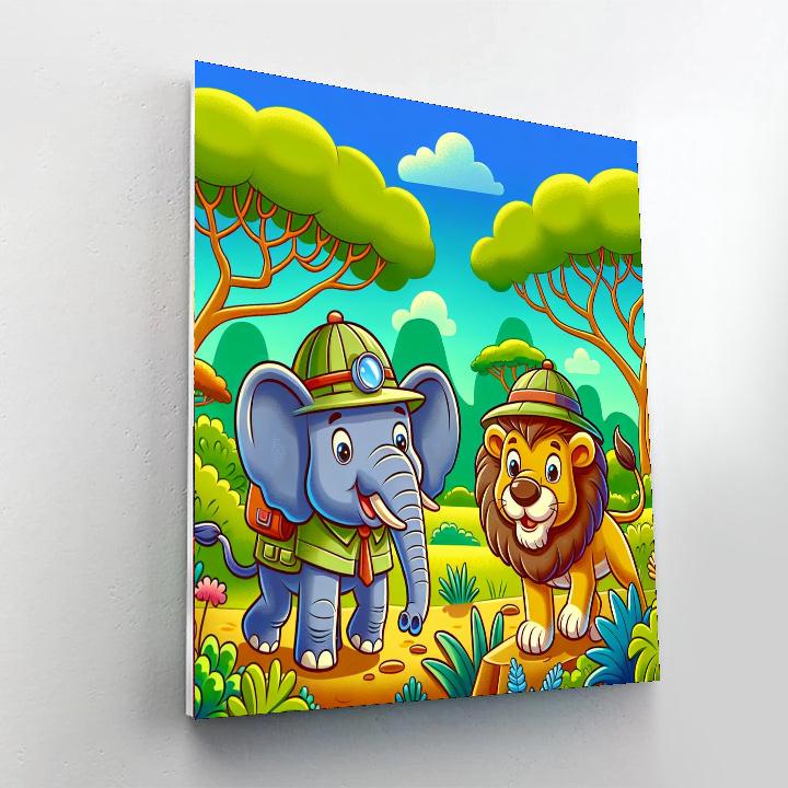 Safari Explorer Team Paint By Number